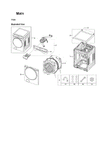 Main Assy parts for Samsung Washer WF45B6300AW/US from AppliancePartsPros.com