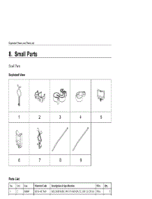 8. Small Parts parts for Samsung Washer WF45T6000AP-US from AppliancePartsPros.com