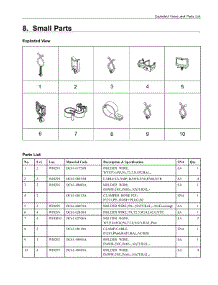 8. Small Parts parts for Samsung Washer WF520ABPXAC from AppliancePartsPros.com