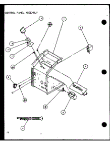 Control Panel Assembly (Pth15350edg / P1113204r) (Pth12350edg / P1113205r) parts for Whirlpool Air Conditioner 265V-3.5KW from AppliancePartsPros.com