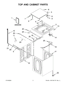 05 - Gearcase, Motor And Pump Parts parts for Whirlpool Washer 2DWTW4845EW3 from AppliancePartsPros.com