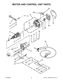 03 - Case, Gearing And Planetary Unit Parts parts for Whirlpool Mixer 3KSM150PSTMH0 from AppliancePartsPros.com