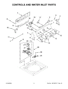 03 - Controls And Water Inlet Parts parts for Whirlpool Washer 4KNTW3300JW0 from AppliancePartsPros.com