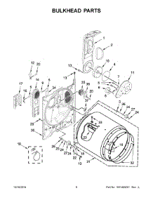 03 - Cabinet Parts parts for Whirlpool Dryer 4KWED5900JW0 from AppliancePartsPros.com