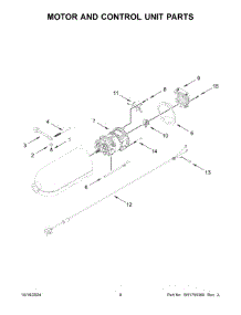 05 - Motor And Control Unit Parts parts for Whirlpool Mixer 5K45SSBWH5 from AppliancePartsPros.com