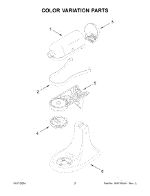 04 - Case, Gearing And Planetary Unit Parts parts for Whirlpool Mixer 5K45SSPWH5 from AppliancePartsPros.com