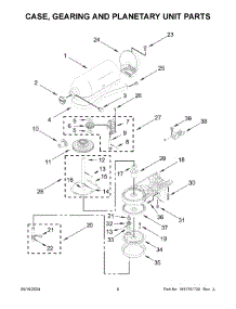 05 - Motor And Control Unit Parts parts for Whirlpool Mixer 5K45SSSWH5 from AppliancePartsPros.com
