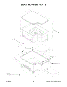 04 - Bean Hopper Parts parts for Whirlpool Air Conditioner 5KES8556EPL0 from AppliancePartsPros.com