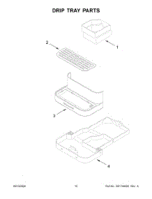 08 - Drip Tray Parts parts for Whirlpool Air Conditioner 5KES8556ESX0 from AppliancePartsPros.com