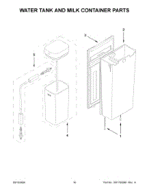 09 - Water Tank And Milk Container Parts parts for Whirlpool Air Conditioner 5KES8557EJP0 from AppliancePartsPros.com
