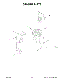 11 - Grinder Parts parts for Whirlpool Air Conditioner 5KES8557EPL0 from AppliancePartsPros.com