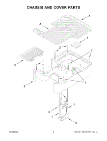 05 - Chassis And Cover Parts parts for Whirlpool Air Conditioner 5KES8558EJP0 from AppliancePartsPros.com