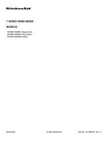 02 - Unit Parts parts for Whirlpool Mixer 5KHM5110WER0 from AppliancePartsPros.com