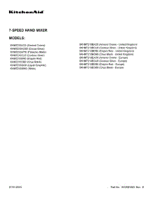 02 - Unit Parts parts for Whirlpool Mixer 5KHM7210BOB0 from AppliancePartsPros.com