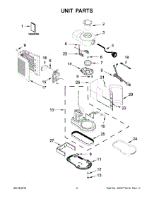 03 - Unit Parts parts for Whirlpool Blender 5KSB5080A0B0 from AppliancePartsPros.com