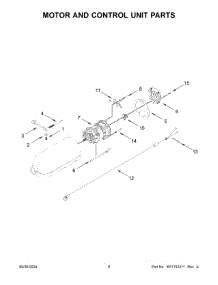05 - Motor And Control Unit Parts parts for Whirlpool Mixer 5KSM150PSAAC5 from AppliancePartsPros.com