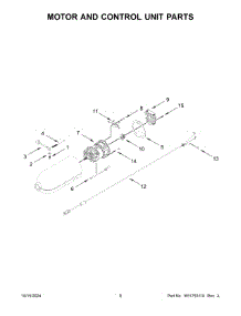 05 - Motor And Control Unit Parts parts for Whirlpool Mixer 5KSM150PSPER5 from AppliancePartsPros.com