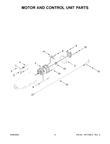 05 - Motor And Control Unit Parts parts for Whirlpool Mixer 5KSM150PSRER5 from AppliancePartsPros.com