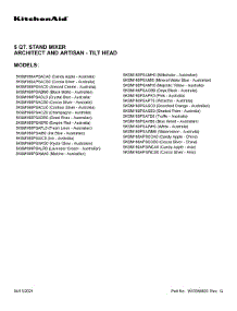 04 - Motor And Control Unit Parts parts for Whirlpool Mixer 5KSM160PSAMI0 from AppliancePartsPros.com