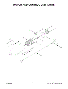 05 - Motor And Control Unit Parts parts for Whirlpool Mixer 5KSM180WSFEG5 from AppliancePartsPros.com