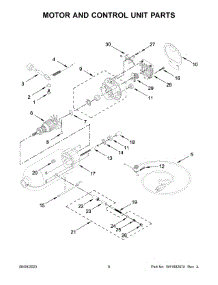 05 - Motor And Control Unit Parts parts for Whirlpool Mixer 5KSM193ADSER0 from AppliancePartsPros.com