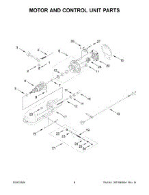 05 - Motor And Control Unit Parts parts for Whirlpool Mixer 5KSM195PSRHI0 from AppliancePartsPros.com
