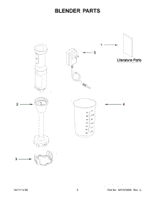 02 - Blender Parts parts for Whirlpool 7KHBBV53MPA0 from AppliancePartsPros.com