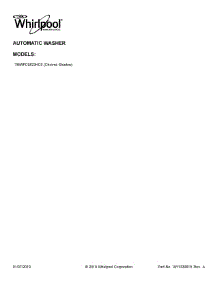 07 - Optional Parts (Not Included) parts for Whirlpool Washer 7MWFC9822HC0 from AppliancePartsPros.com