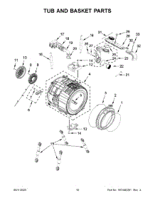 03 - Hmi And Door Parts parts for Whirlpool Washer 7MWFC9822HC1 from AppliancePartsPros.com