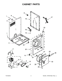 05 - Optional Parts (Not Included) parts for Whirlpool Dryer 8TLDR3822HQ0 from AppliancePartsPros.com