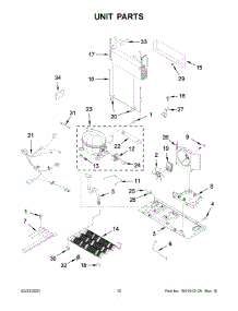 08 - Shelf Parts parts for Whirlpool Refrigerator ABB1921BRM02 from AppliancePartsPros.com