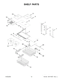 07 - Unit Parts parts for Whirlpool Refrigerator ABB1924BRB05 from AppliancePartsPros.com