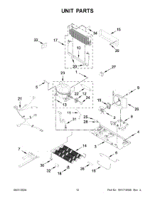 08 - Shelf Parts parts for Whirlpool Refrigerator ABB2224BRM05 from AppliancePartsPros.com