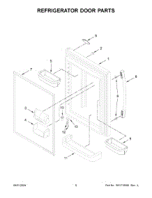 07 - Unit Parts parts for Whirlpool Refrigerator ABB2224BRM05 from AppliancePartsPros.com