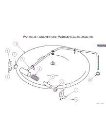 Burner parts for Whirlpool Griddle ACGL-100 from AppliancePartsPros.com