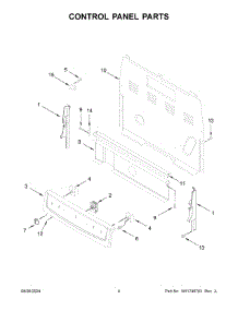 Control Panel Parts parts for Whirlpool Range ACR4203MNS1 from AppliancePartsPros.com