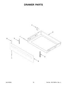 06 - Drawer Parts parts for Whirlpool Range ACR4203MNW1 from AppliancePartsPros.com