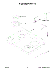 02 - Cooktop Parts parts for Whirlpool Range ACR4303MFB8 from AppliancePartsPros.com