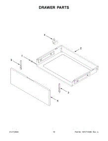 Drawer Parts parts for Whirlpool Range ACR4303MMS2 from AppliancePartsPros.com