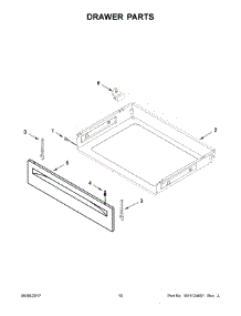 05 - Door Parts parts for Whirlpool Range ACR4503SFB1 from AppliancePartsPros.com