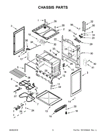 04 - Chassis Parts parts for Whirlpool Range ACR4503SFB2 from AppliancePartsPros.com