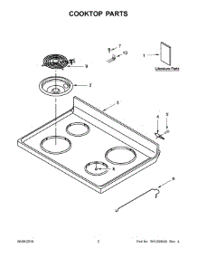 03 - Control Panel Parts parts for Whirlpool Range ACR4503SFB2 from AppliancePartsPros.com