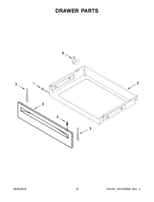 06 - Drawer Parts parts for Whirlpool Range ACR4503SFB2 from AppliancePartsPros.com