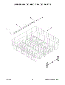 02 - Door And Panel Parts parts for Whirlpool Dishwasher ADB1300AFB0 from AppliancePartsPros.com