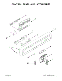 08 - Upper Wash And Rinse Parts parts for Whirlpool Dishwasher ADB1300AFB0 from AppliancePartsPros.com