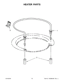 11 - Lower Rack Parts parts for Whirlpool Dishwasher ADB1300AFB0 from AppliancePartsPros.com