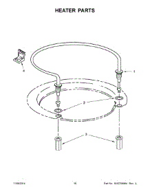 04 - Inner Door Parts parts for Whirlpool Dishwasher ADB1400PYB6 from AppliancePartsPros.com
