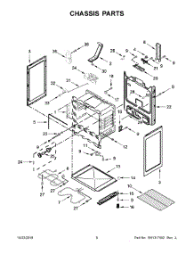 04 - Chassis Parts parts for Whirlpool Range AER6603SFW2 from AppliancePartsPros.com