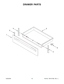06 - Drawer Parts parts for Whirlpool Range AER6603SFW2 from AppliancePartsPros.com