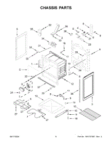 06 - Drawer Parts parts for Whirlpool Range AER6603SFW6 from AppliancePartsPros.com
